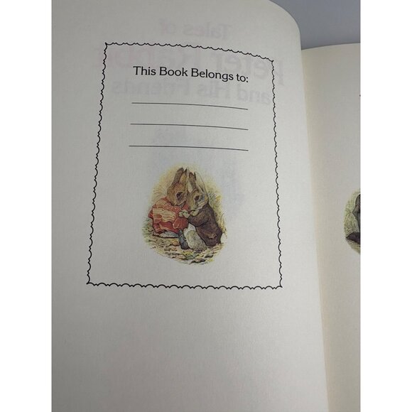 Tales Of Peter Rabbit & His Friends Hardcover Beatrix Potter 1984 Chatham VTG - Picture 12 of 14